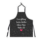 Pesonalized Apron- Every thing tastes better when Mom makes it ShineOn Fulfillment