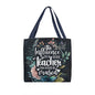 Personalized Tote Bag- The influence of a good Teacher can never be erased ShineOn Fulfillment