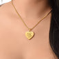 Engraved Heart Necklace - YOU ARE THE STARS TO MY SKY ShineOn Fulfillment
