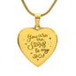Engraved Heart Necklace - YOU ARE THE STARS TO MY SKY ShineOn Fulfillment