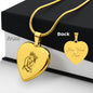 Couple King Queen Stainless Steel Necklace Zein
