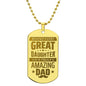 Engraved Dog Tag Stainless Steel Necklace ShineOn Fulfillment