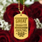 Engraved Dog Tag Stainless Steel Necklace ShineOn Fulfillment