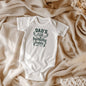 Personalized Short Sleeve Bodysuit- Dad's Littlee Hunting Buddy ShineOn Fulfillment