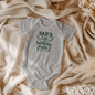Personalized Short Sleeve Bodysuit- Dad's Littlee Hunting Buddy ShineOn Fulfillment
