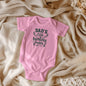 Personalized Short Sleeve Bodysuit- Dad's Littlee Hunting Buddy ShineOn Fulfillment
