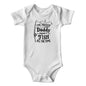 Baby Bodysuit- I'm Proof Dady doersn't fish all the time ShineOn Fulfillment