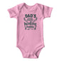 Personalized Short Sleeve Bodysuit- Dad's Littlee Hunting Buddy ShineOn Fulfillment