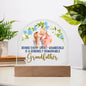 Acrylic Dome Plaque- Behind Every Great Grandchild is a genuinely remarkable grandfather ShineOn Fulfillment