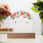 Acrylic Dome Plaque- To my dear wife Zein