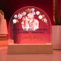 Acrylic Dome Plaque- Behind Every Great Grandchild is a genuinely remarkable grandfather ShineOn Fulfillment