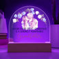 Acrylic Dome Plaque- Behind Every Great Grandchild is a genuinely remarkable grandfather ShineOn Fulfillment