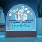 Acrylic Dome Plaque- Behind Every Great Grandchild is a genuinely remarkable grandfather ShineOn Fulfillment