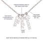 Personalised Vertical Name Necklace-Mom Zein