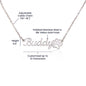 Paw Print Name Necklace - Best Dog Mom Zein