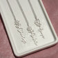 Flower Name Necklace - To my sister Zein