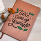 Graphic Leather Journal- You are the sunshine of my life Zein