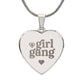 Engraved Heart Necklace - GIRL GANG Zein