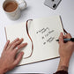 Graphic Leather Journal- You are the sunshine of my life ShineOn Fulfillment