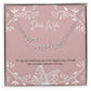 Signature Name Necklace - Dear Wife ShineOn Fulfillment