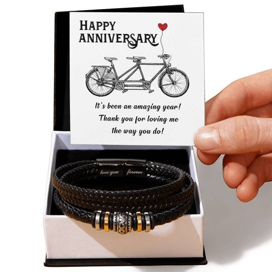 Love you Forever Bracelet- Happy Anniversary ShineOn Fulfillment