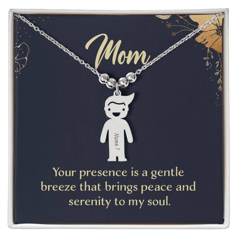 Engraved Kids Charm Necklace ShineOn Fulfillment