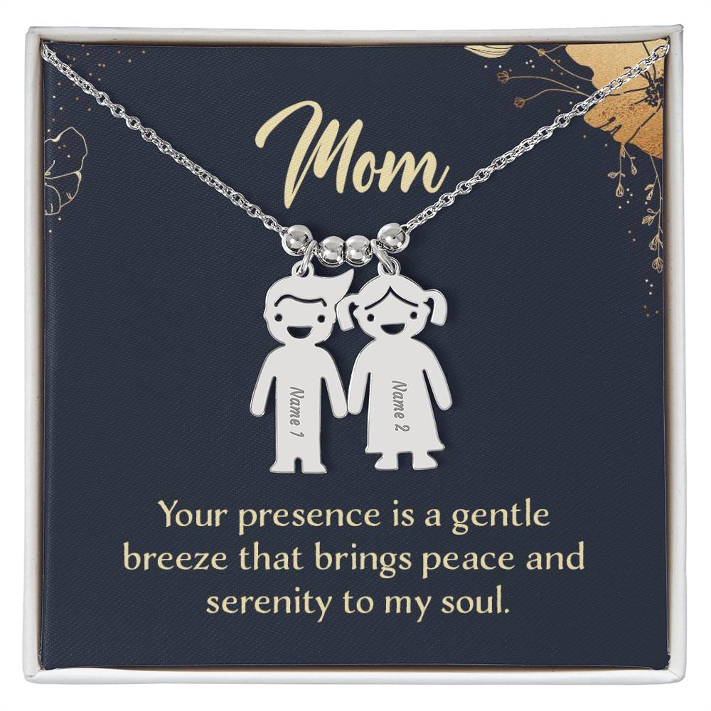 Engraved Kids Charm Necklace ShineOn Fulfillment