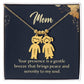 Engraved Kids Charm Necklace Zein