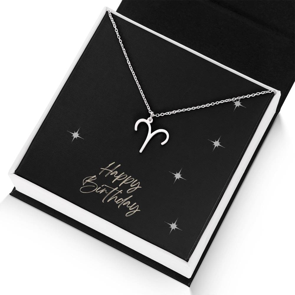 Zodiac Symbol Necklace - HAPPY BIRTHDAY ShineOn Fulfillment