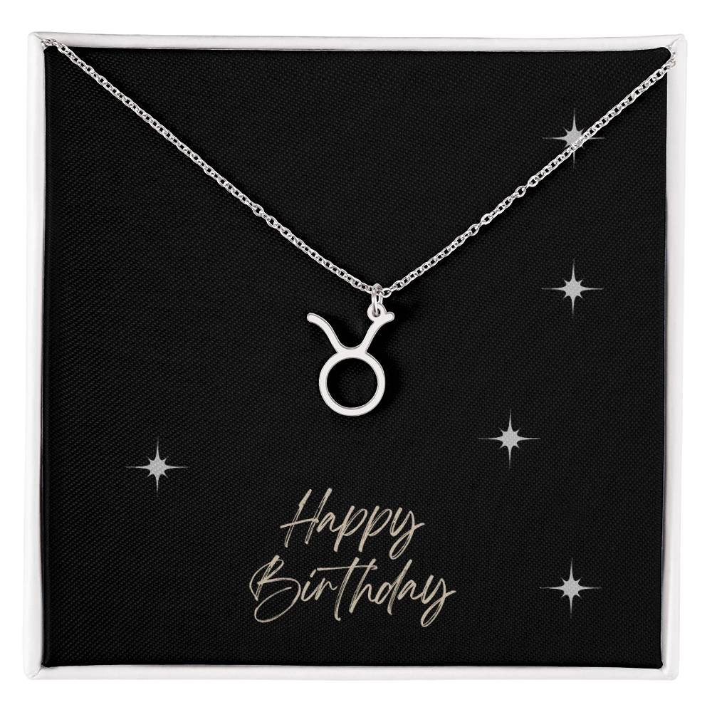 Zodiac Symbol Necklace - HAPPY BIRTHDAY ShineOn Fulfillment