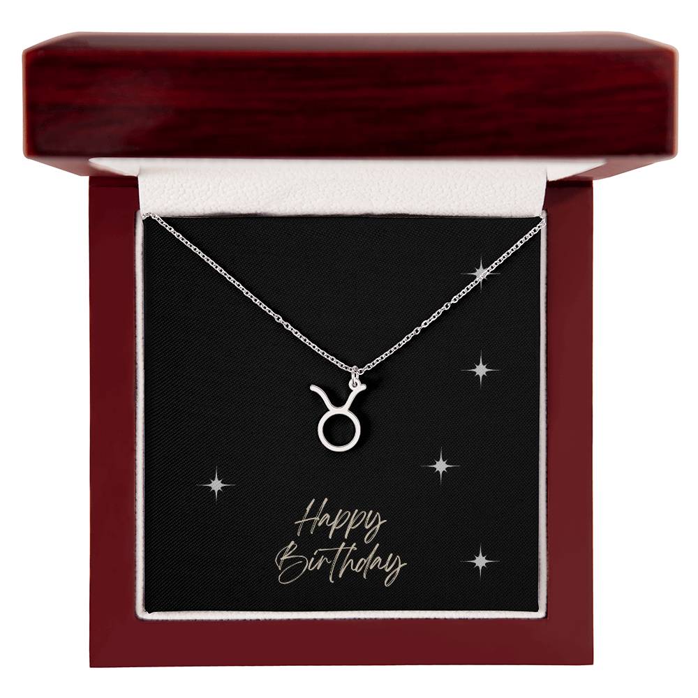 Zodiac Symbol Necklace - HAPPY BIRTHDAY ShineOn Fulfillment