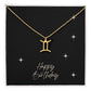 Zodiac Symbol Necklace - HAPPY BIRTHDAY ShineOn Fulfillment