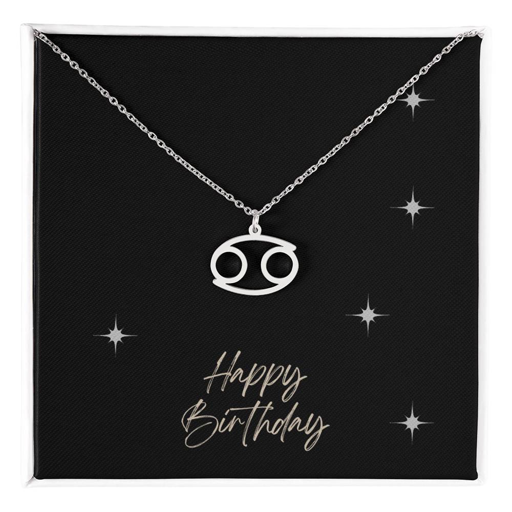 Zodiac Symbol Necklace - HAPPY BIRTHDAY ShineOn Fulfillment