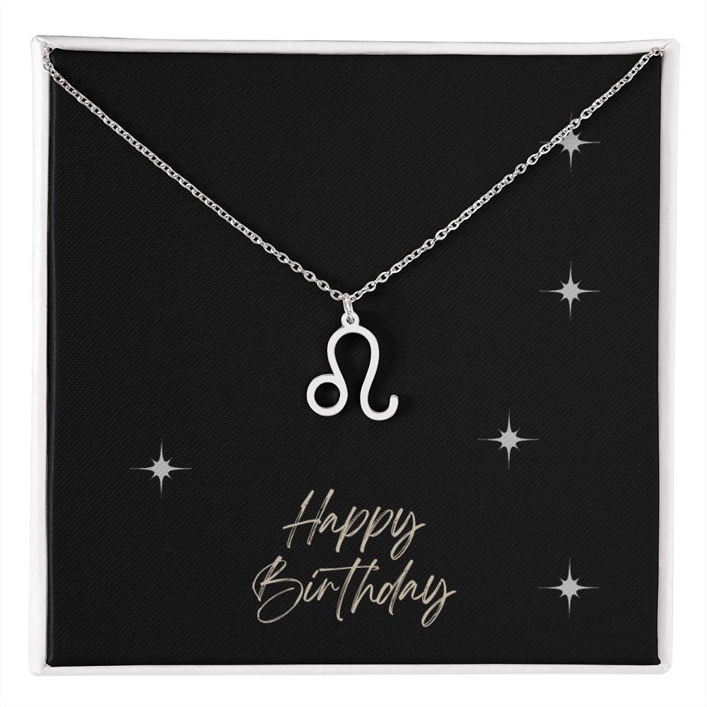 Zodiac Symbol Necklace - HAPPY BIRTHDAY ShineOn Fulfillment