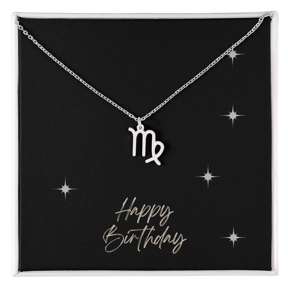 Zodiac Symbol Necklace - HAPPY BIRTHDAY ShineOn Fulfillment