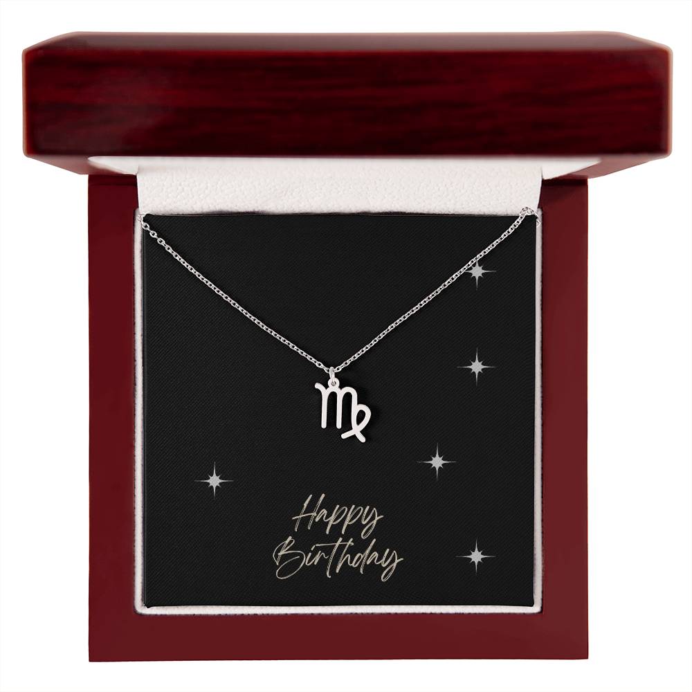 Zodiac Symbol Necklace - HAPPY BIRTHDAY ShineOn Fulfillment