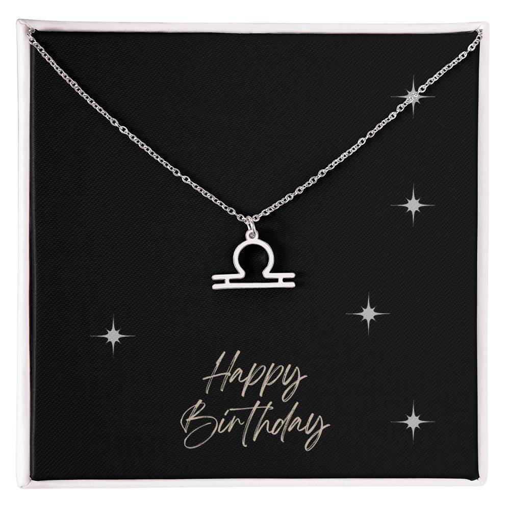 Zodiac Symbol Necklace - HAPPY BIRTHDAY ShineOn Fulfillment