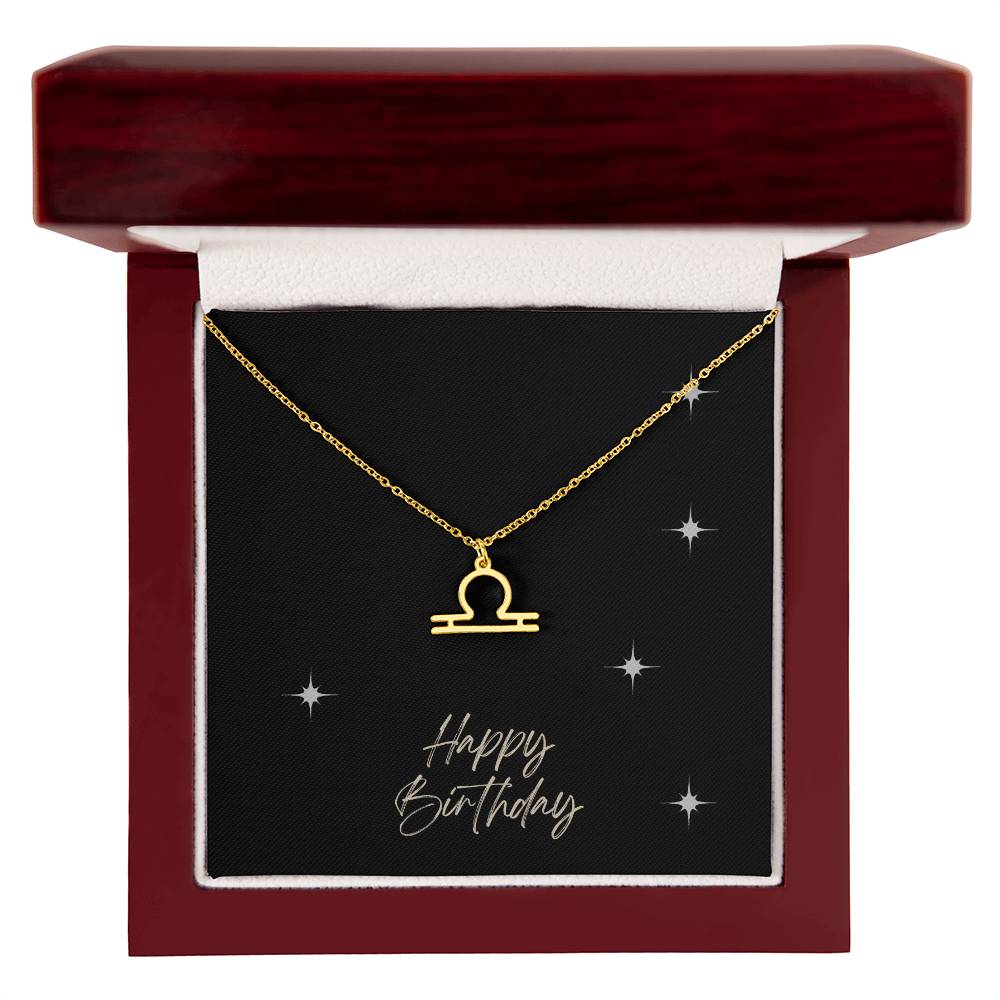 Zodiac Symbol Necklace - HAPPY BIRTHDAY ShineOn Fulfillment