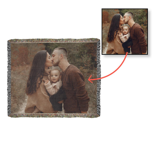 Heirloom Photo Woven Blanket- Landscape ShineOn Fulfillment